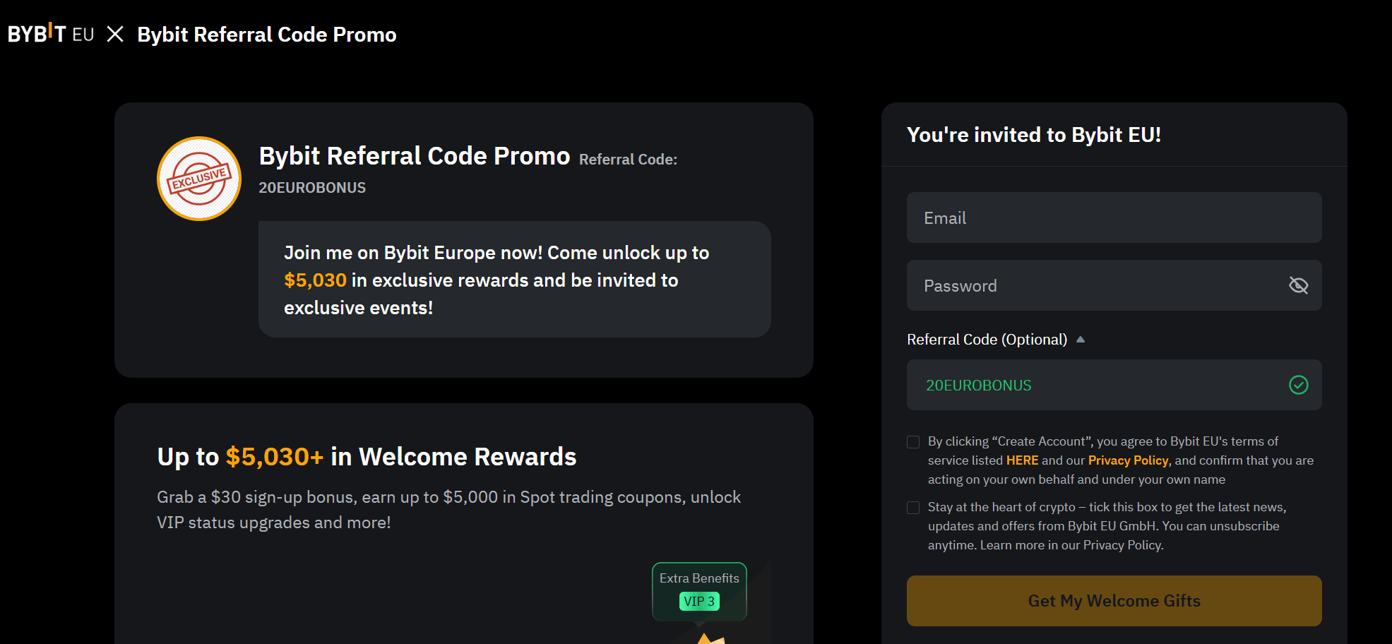 Bybit EU napotitvena koda in dobrodoslicni bonus pregled