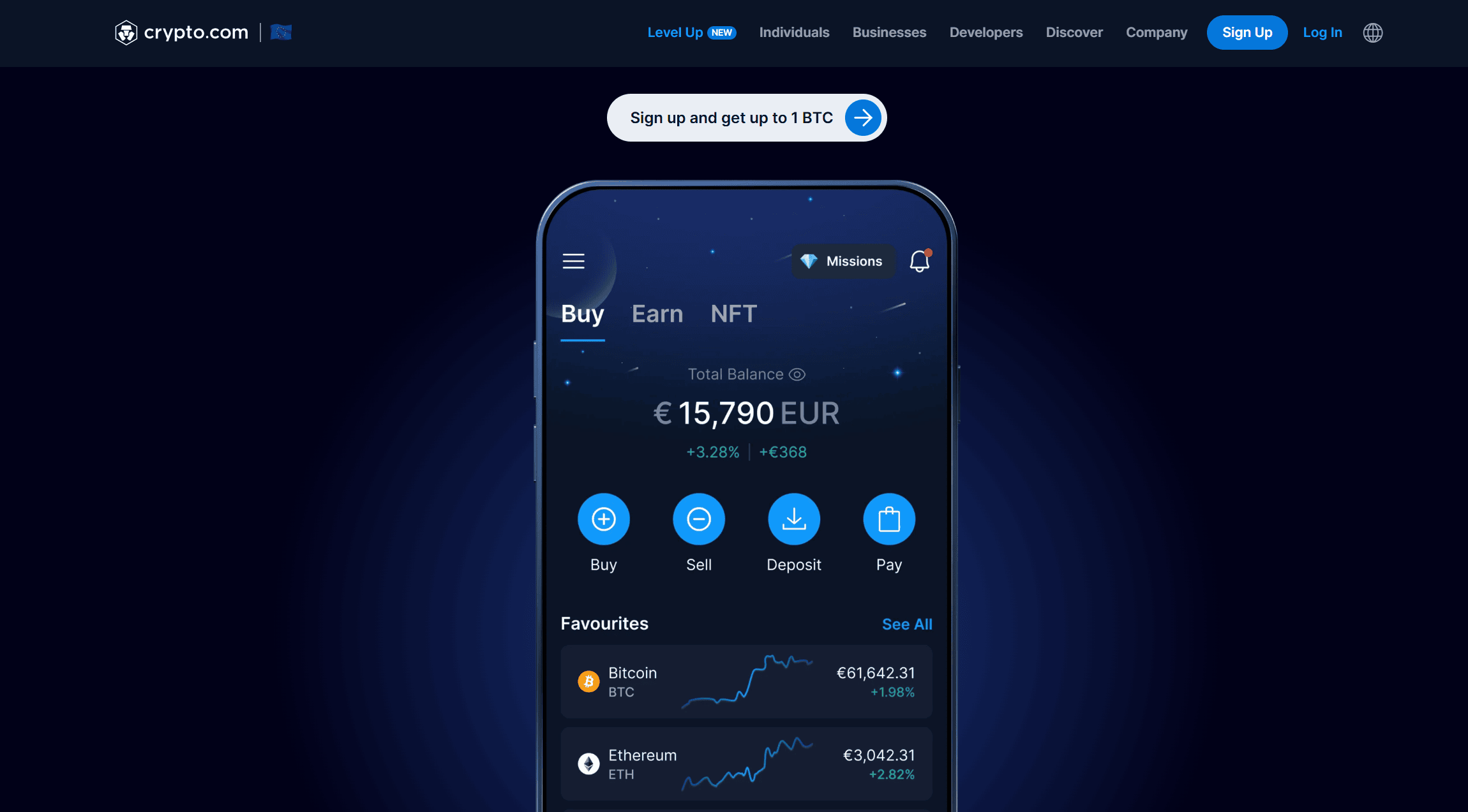 Vmesnik Crypto.com